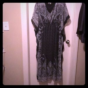 Black and White Maxi Dress